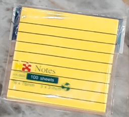 ورق ملاحظات لاصق