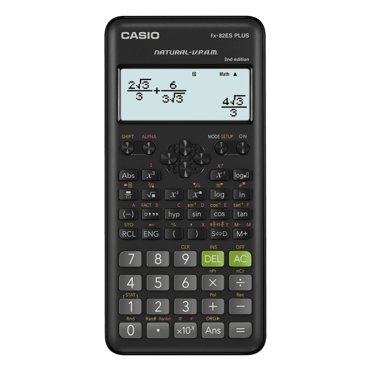 حاسبة مالية.  Casio FX-82ES— الإصدار الثاني