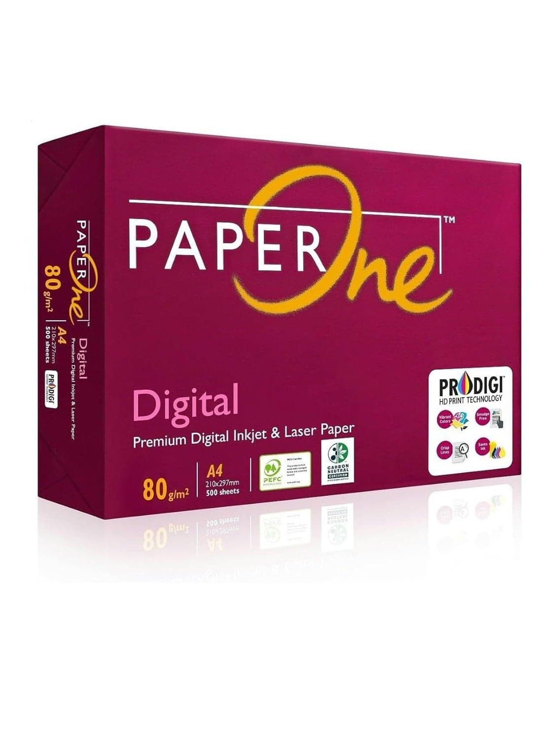 ورق طباعة أبيض PAPER ONE RED A4 — 80 غم — 500 ورقة