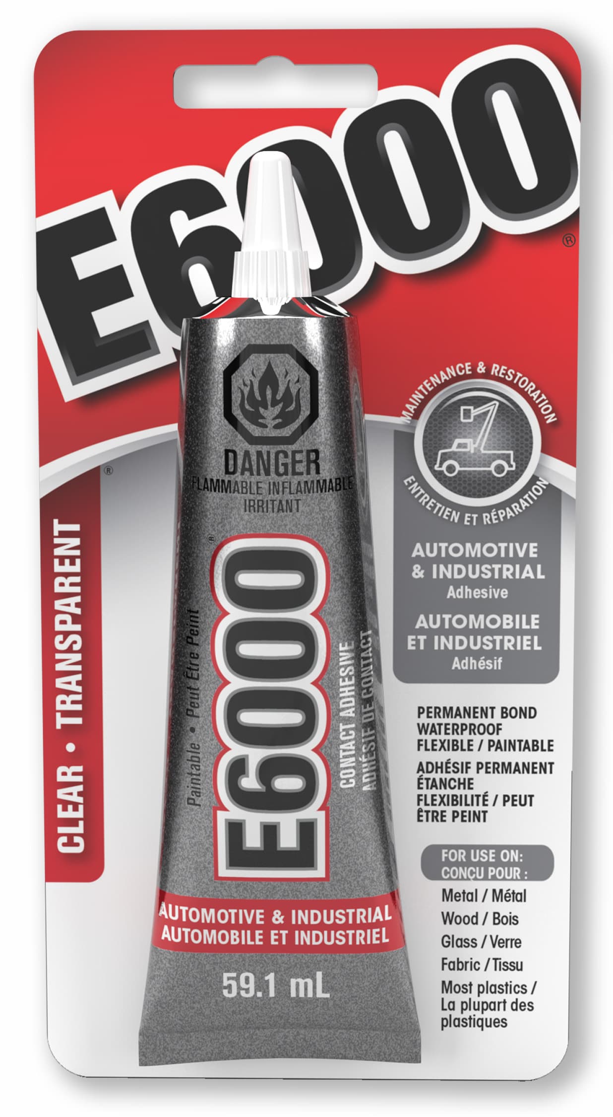 غراء E6000 الصناعي القوي – 59.1 مل