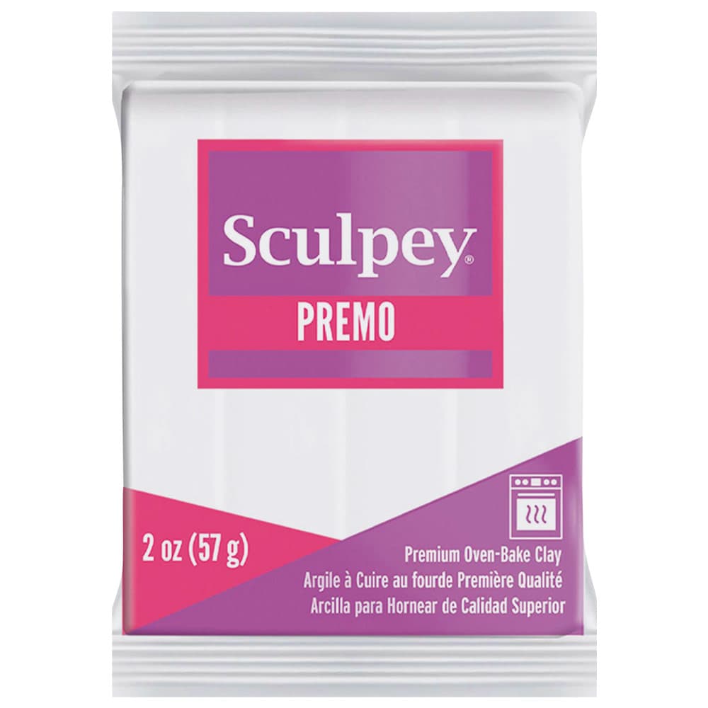 صلصال بوليمر Premo Sculpey – أبيض (57 غم)
