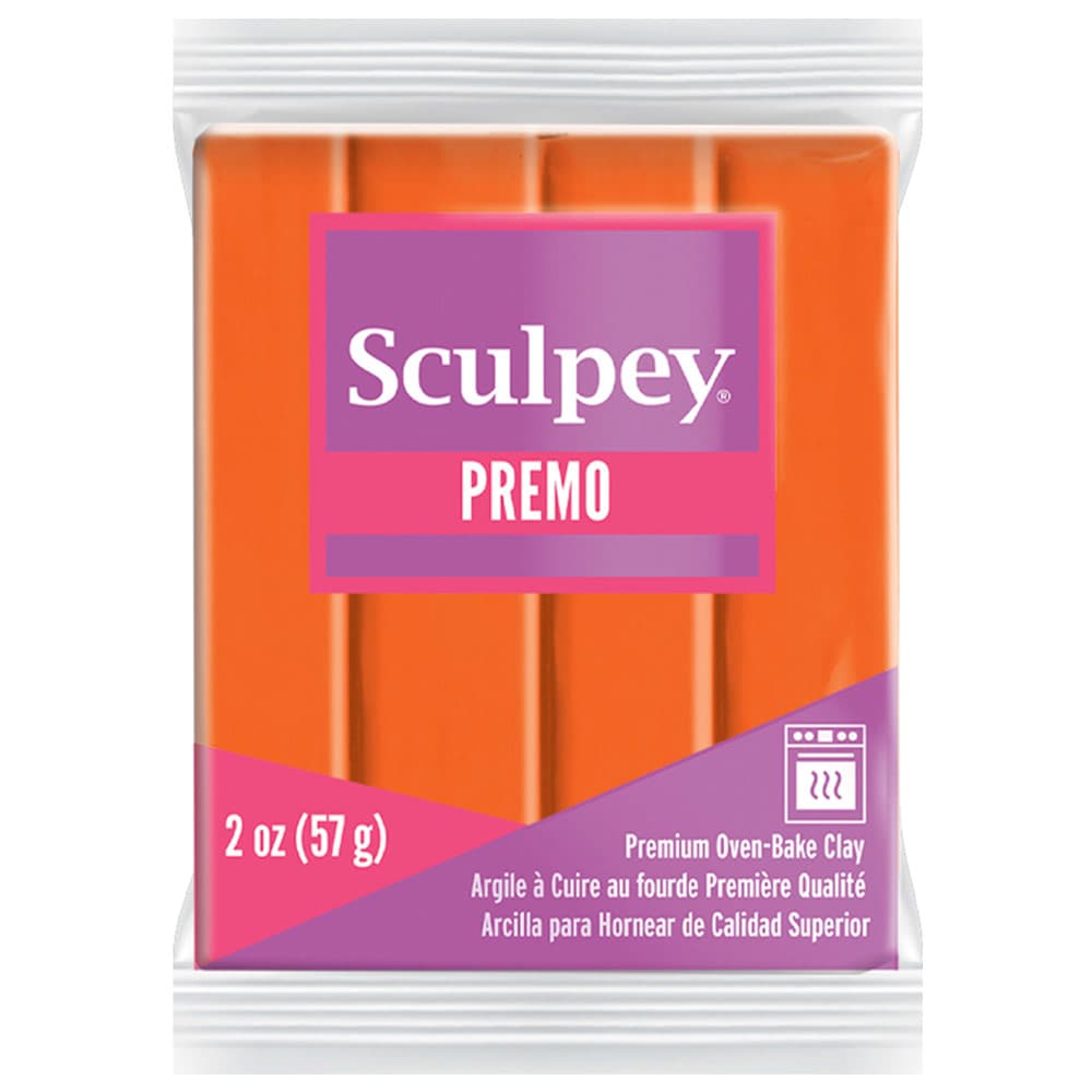 صلصال بوليمر Premo Sculpey – برتقالي (57 غم)