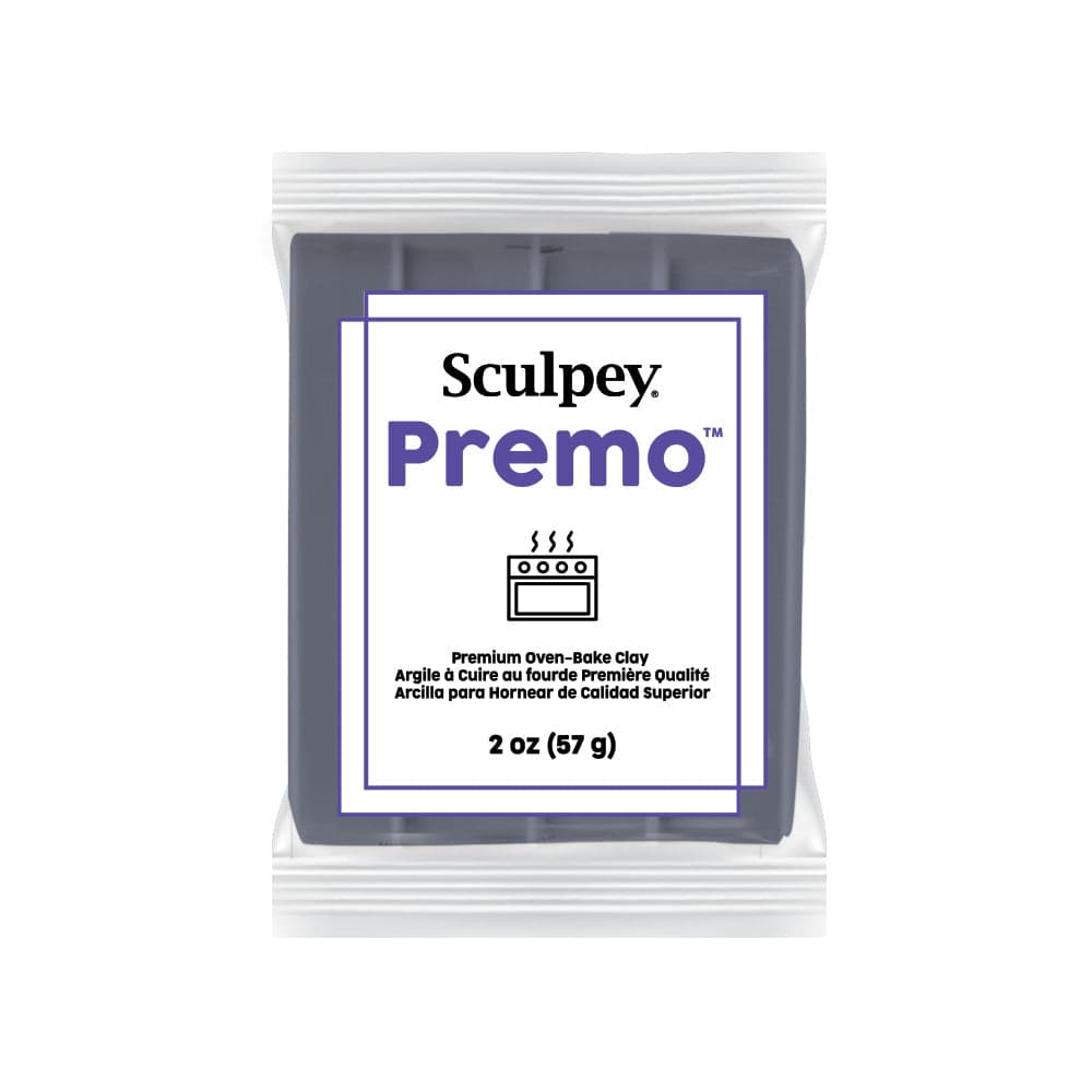 صلصال بوليمر Premo Sculpey – رمادي (57 غم)