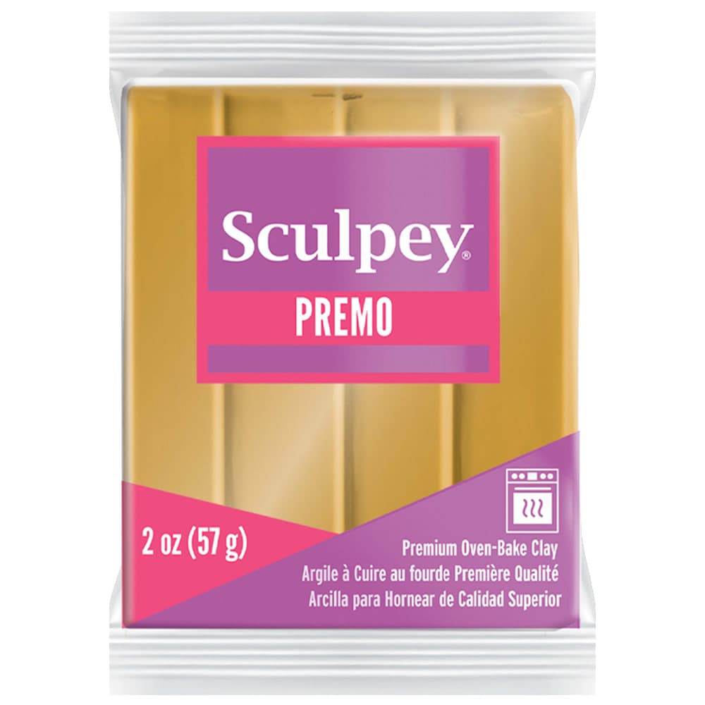 صلصال بوليمر Premo Sculpey – ذهبي 18 قيراط (57 غم)