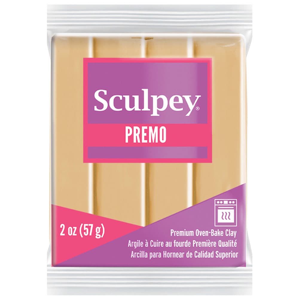 صلصال بوليمر Premo Sculpey – أصفر باهت (خوخي) (57 غم)