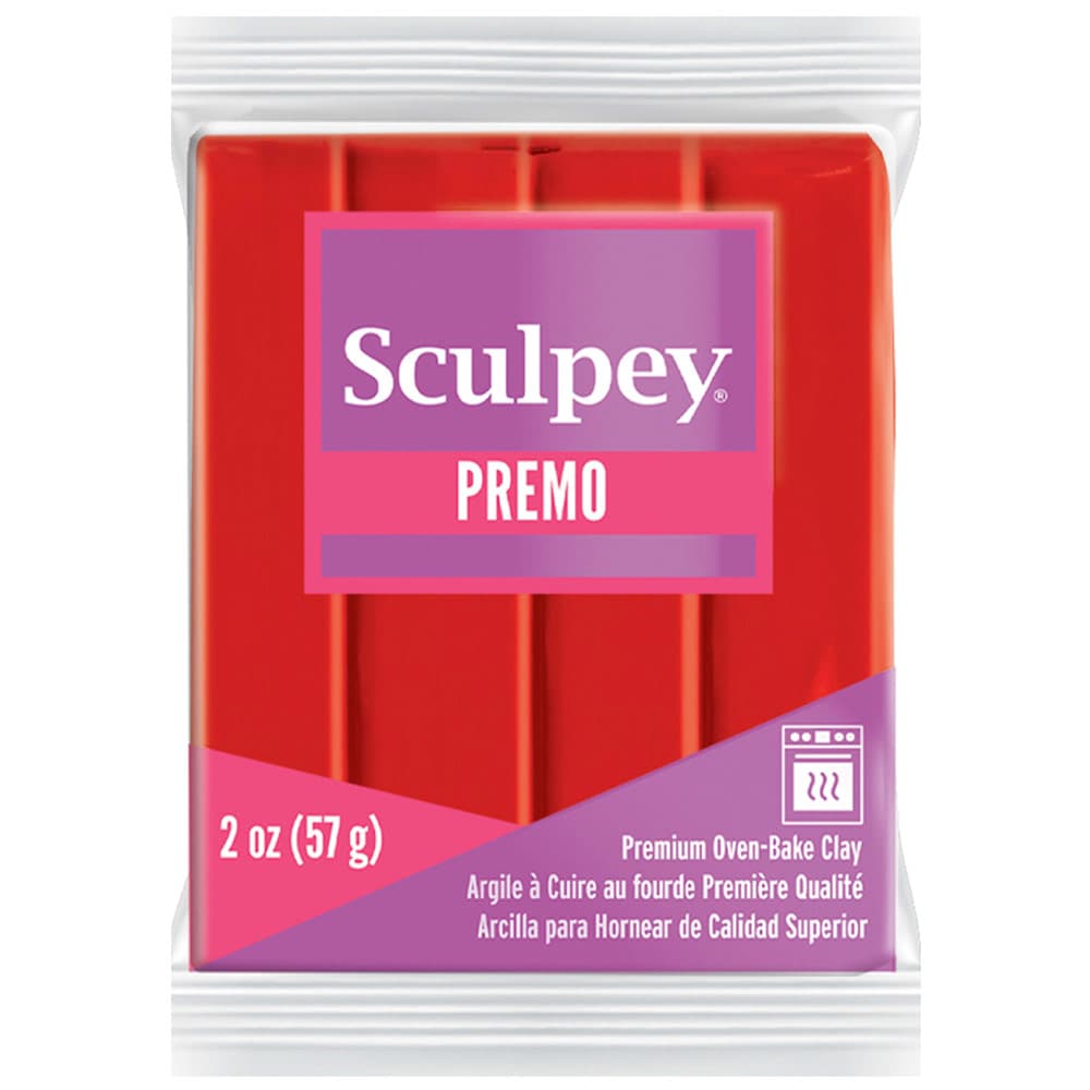 صلصال بوليمر Premo Sculpey – أحمر كادميوم (57 غم)