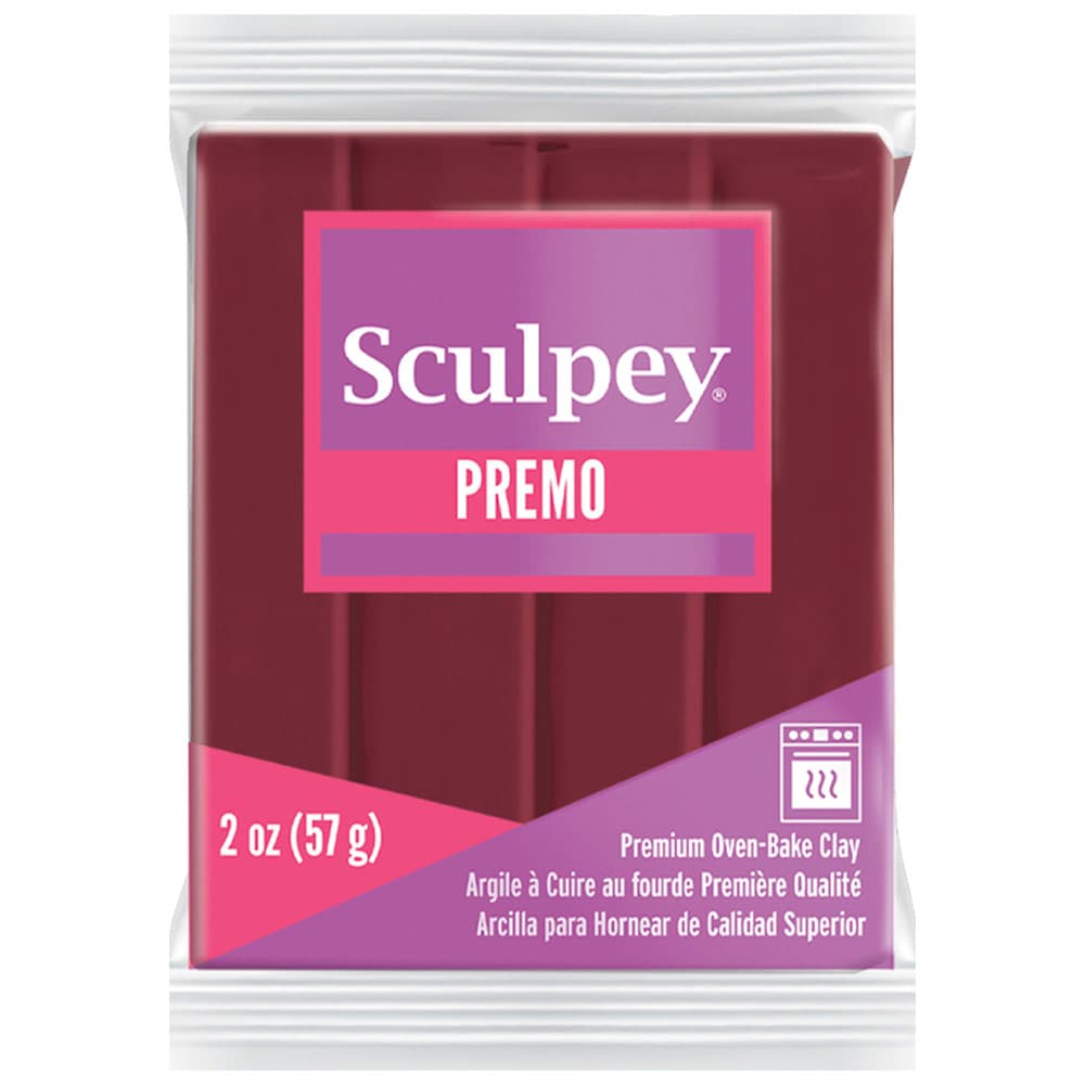 صلصال بوليمر Premo Sculpey – أحمر أليزارين (57 غم)
