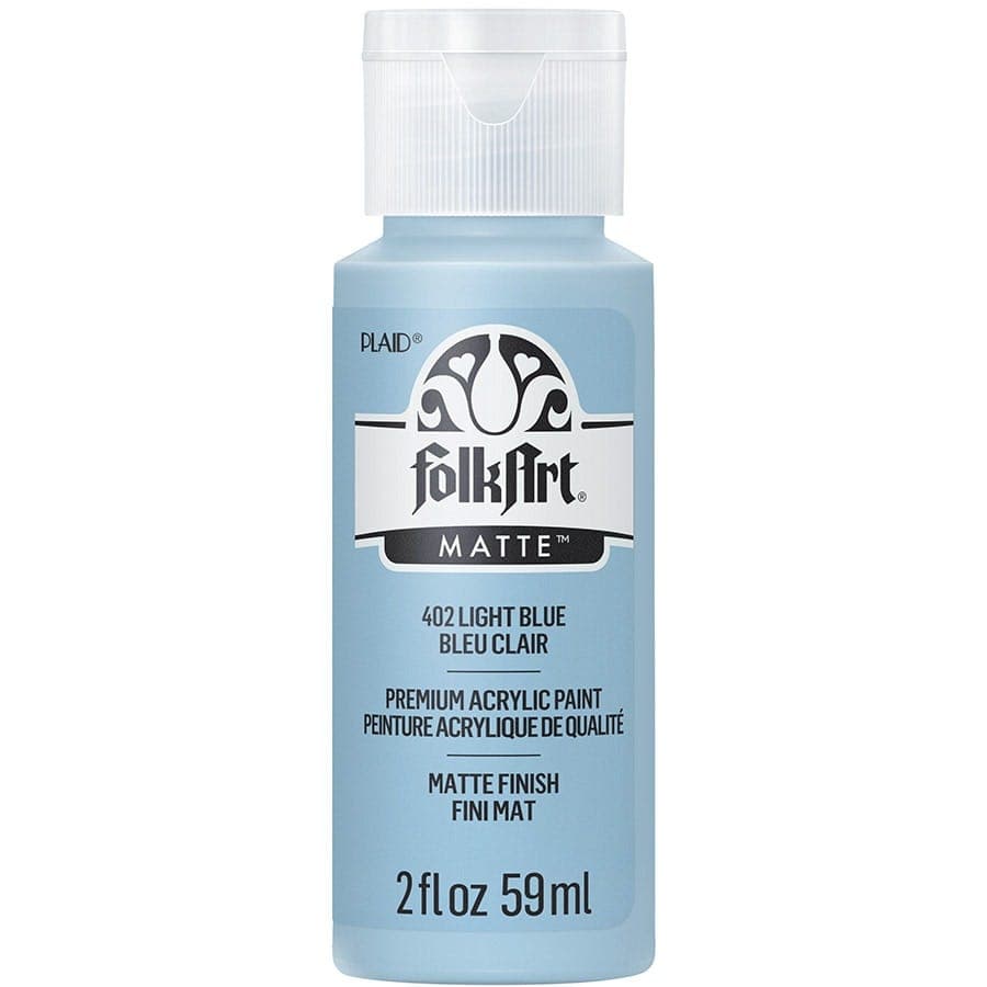 أكريليك فولك آرت مات – أزرق فاتح (Light Blue) 59 مل